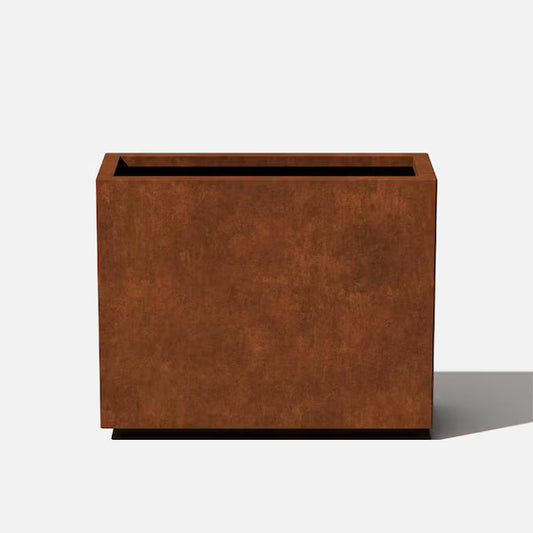 Desert Span Corten Planter — 30″ × 12″ × 24″